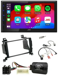 JVC Bluetooth USB Lenkrad 2DIN DAB Autoradio für Hyundai Santa Fe 07-12