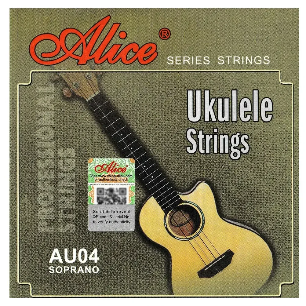Струны для укулеле Alice AU04 Clear Nylon