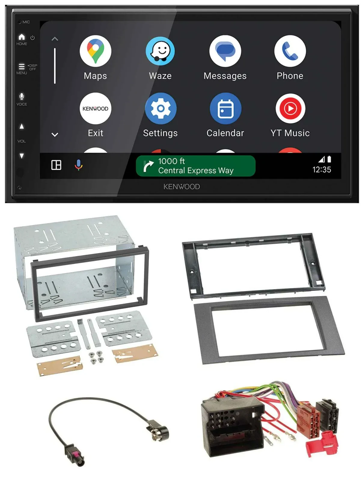 Kenwood DAB Bluetooth USB MP3 2DIN Autoradio für Ford Fusion Kuga Transit 05-12