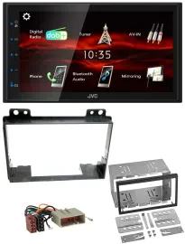 Автомагнитола для Ford Fiesta 2003–2005 и Fusion 2002–2005 JVC 2DIN USB Bluetooth MP3 DAB