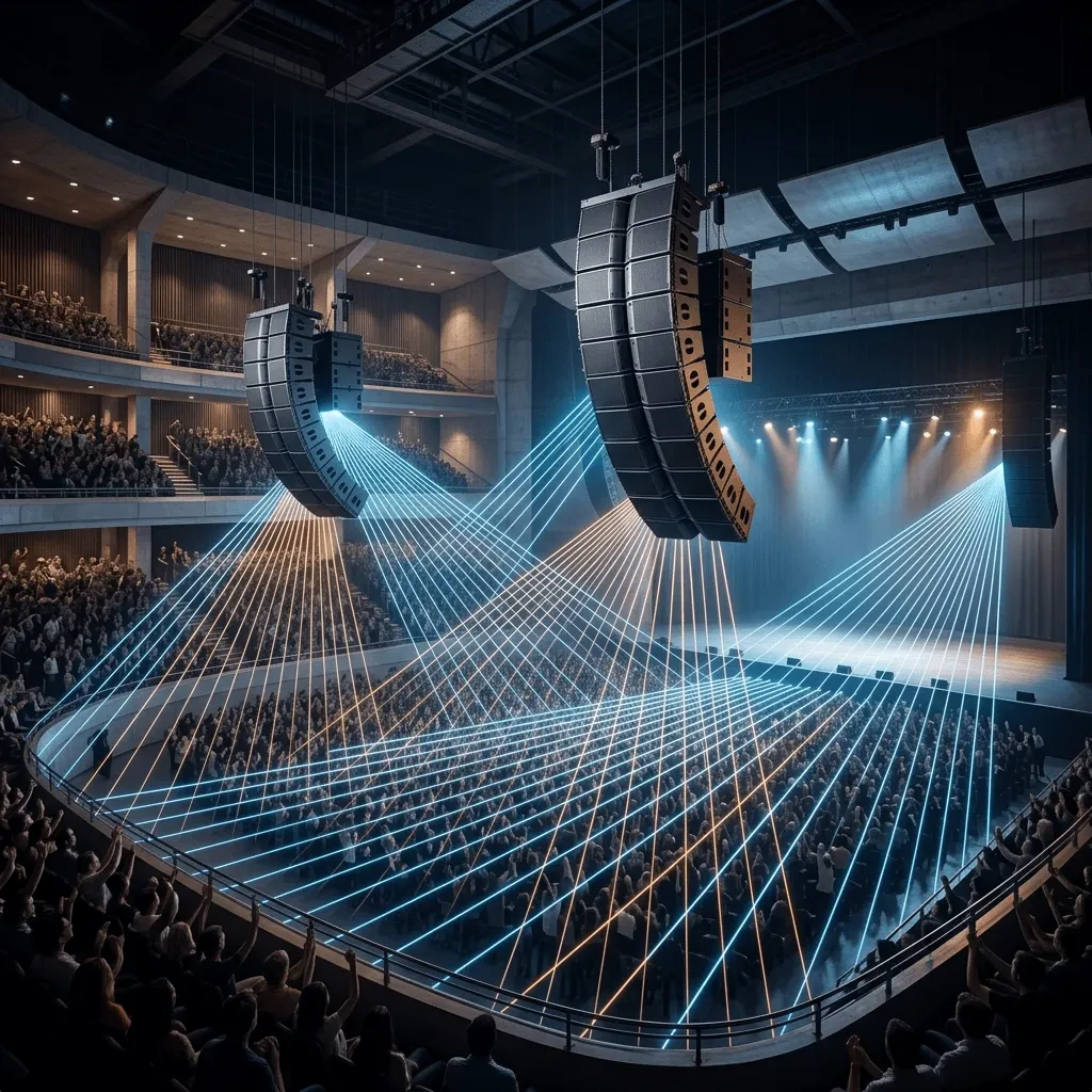 Линейные массивы: как рассчитать звук для большого концертного зала