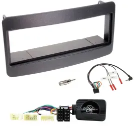 Radioset Lenkradadapter DIN Autoradio für Toyota RAV4 2001-2006 schwarz