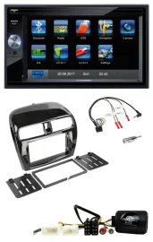 Blaupunkt SD USB TMC Bluetooth 2DIN Lenkrad Navigation für Mitsubishi Mirage Spa
