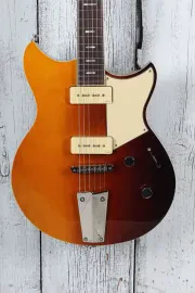 Б/У Электрогитара Yamaha RSS02T Revstar Standard RSS02T P90 камерный корпус Sunset Burst с чехлом