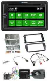 Blaupunkt Bluetooth 2DIN Lenkrad DAB USB TMC Navigation für Ford S-Max Mondeo Pr