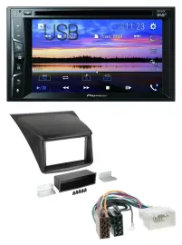 Pioneer Bluetooth 2DIN USB DVD DAB MP3 Autoradio für Mitsubishi L200 2006-2015