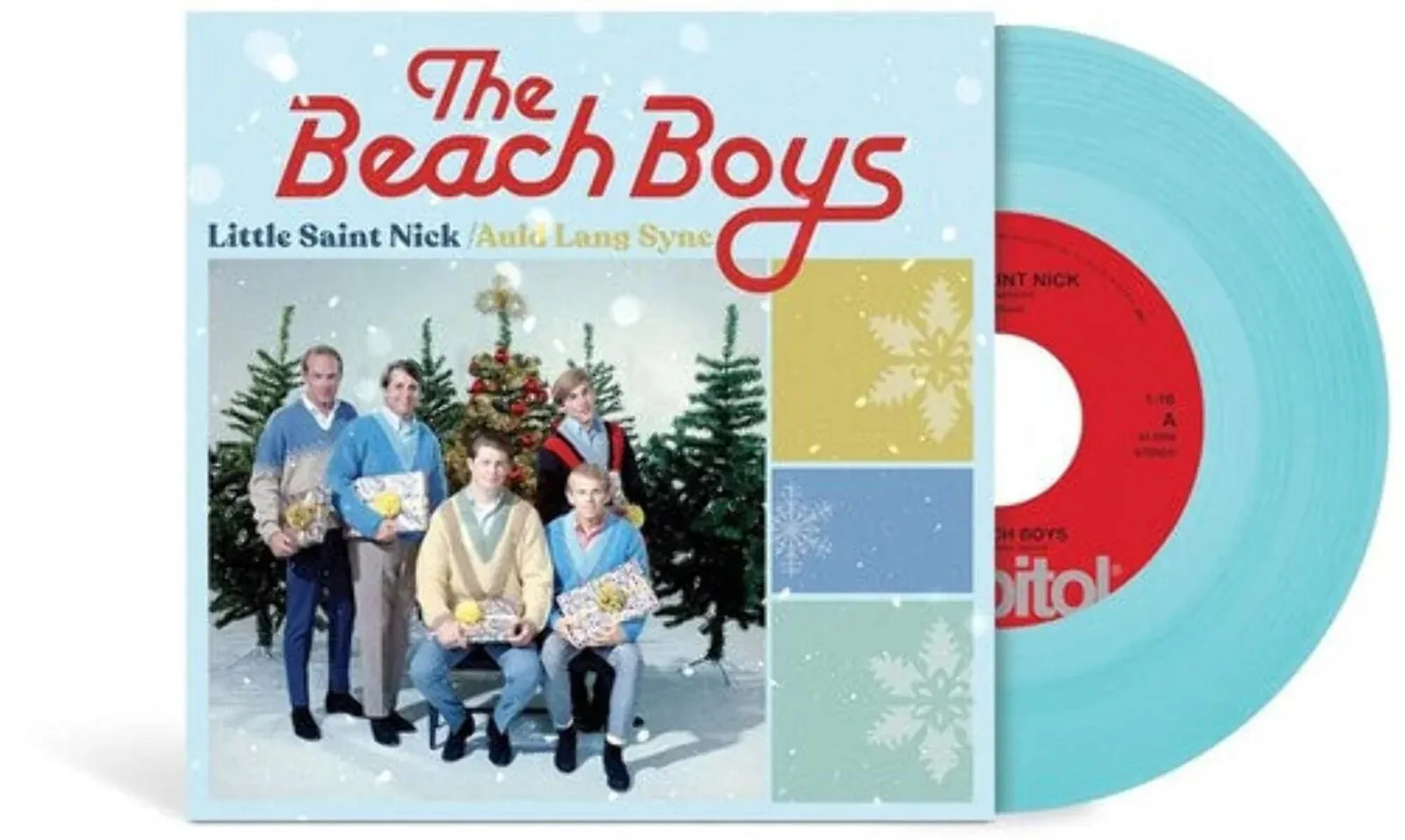 Виниловая пластинка The Beach Boys - Little Saint Nick [7"] [Blue Vinyl] NEW Vinyl