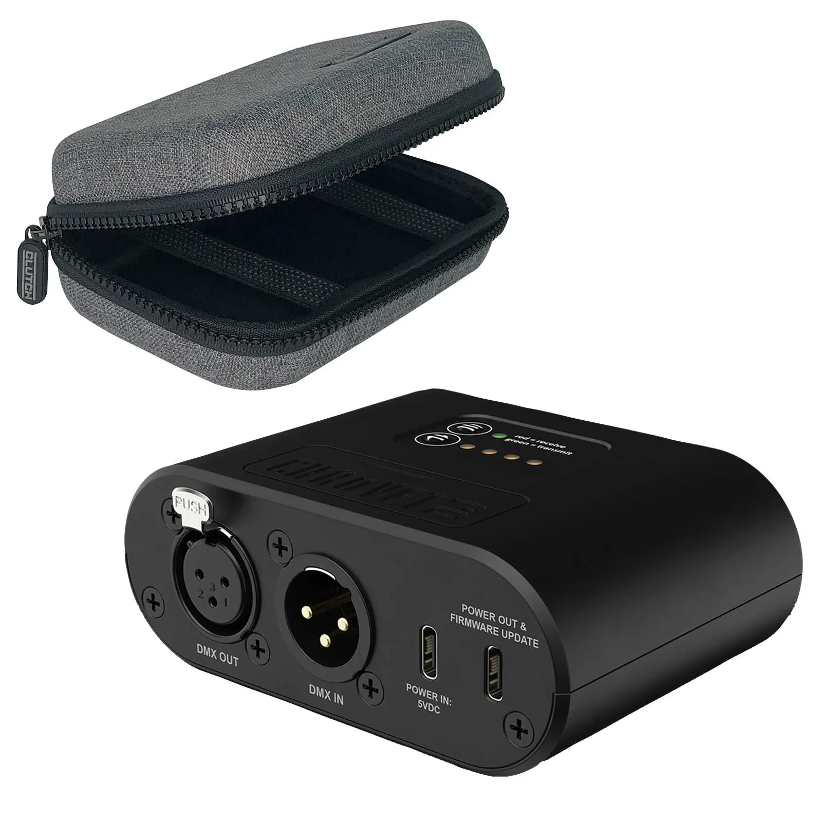 Chauvet DJ D-Fi Hub 2 Wireless D-Fi Transmitter Receiver Control Unit w Case