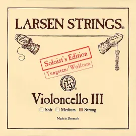 Струна для виолончели Larsen Strings Soloist Edition G 4/4 Heavy, вольфрам, шарик
