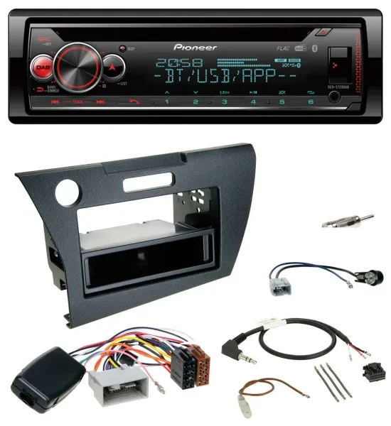 Pioneer Lenkrad DAB CD Bluetooth USB Autoradio für Honda CR-Z 2010-2013