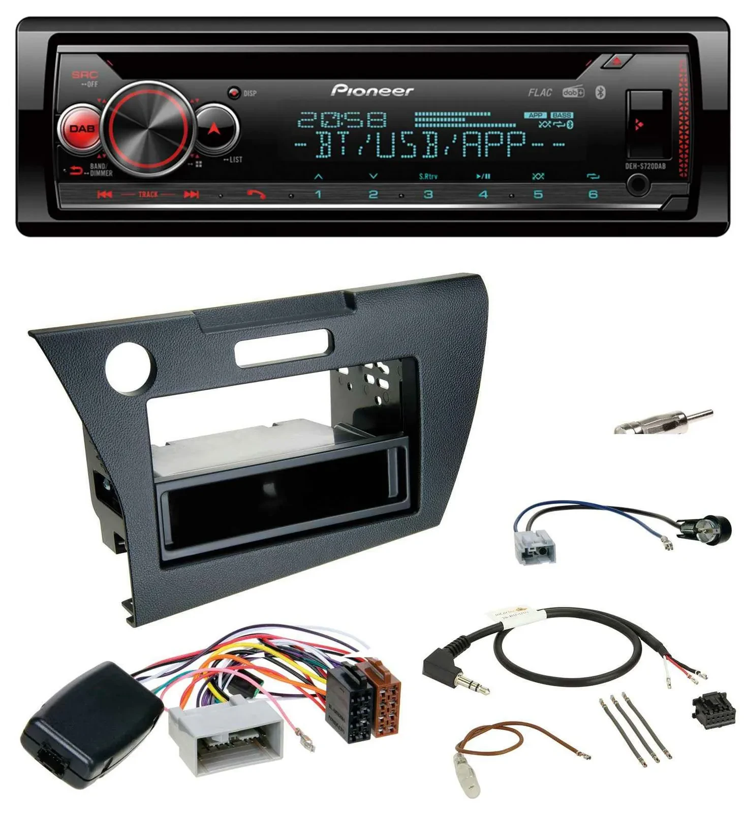 Автомагнитола Pioneer DAB, CD, Bluetooth, USB для Honda CR-Z 2010–2013