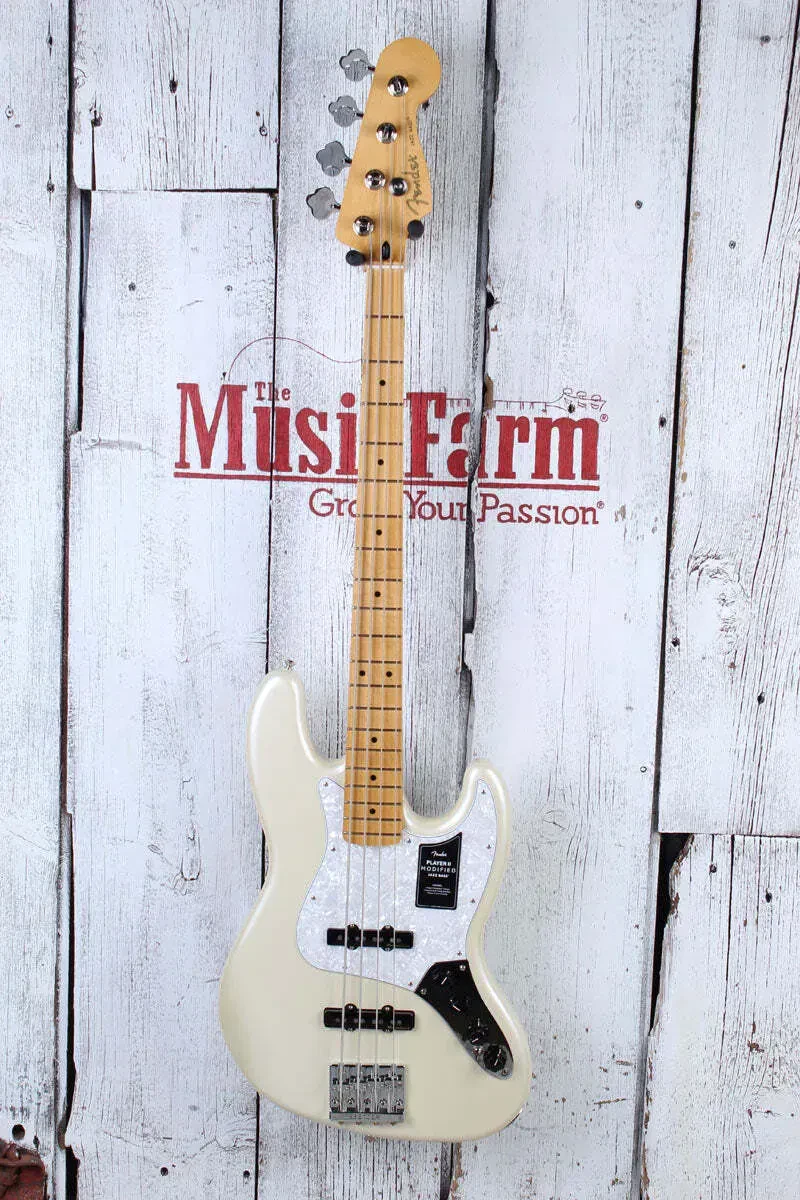 Бас-гитара Fender Player II Modified Active Jazz Bass Olympic Pearl