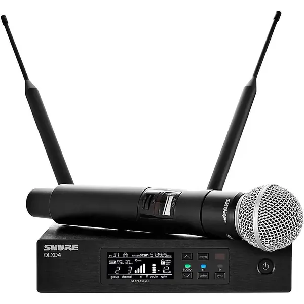 Микрофонная радиосистема Shure QLX-D Digital Wireless System with SM58 Dynamic Microphone Band H50