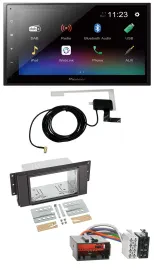 Pioneer DAB MP3 Bluetooth 2DIN USB Autoradio für LandRover Free Lander 2007-2010