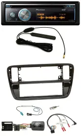 Pioneer CD USB Bluetooth DAB Lenkrad Autoradio für VW Up AA AAN 11-16 Klavierlac