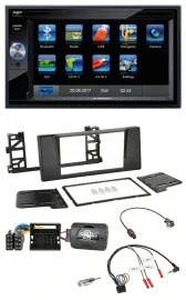 Blaupunkt SD Bluetooth 2DIN MP3 USB Lenkrad Autoradio für BMW 5er E39 01-03 Quad