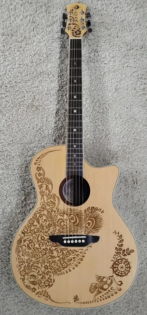Электроакустическая гитара Luna Guitars HENOASPR Folk Henna Oasis