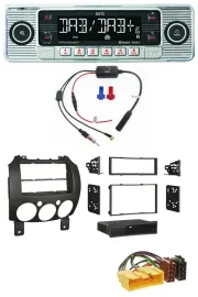 Dietz DAB USB MP3 Bluetooth Autoradio für Mazda 2 (ab 2007)