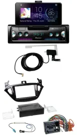 Pioneer DAB Bluetooth MP3 USB Autoradio für Opel Adam ab 13 Corsa E ab 15 Ablage