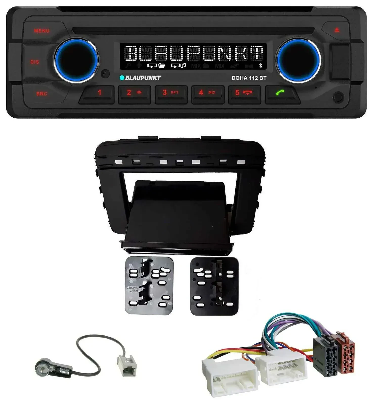 Blaupunkt AUX MP3 CD Bluetooth USB Autoradio für Kia Sorento (UM, ab 03/2015)