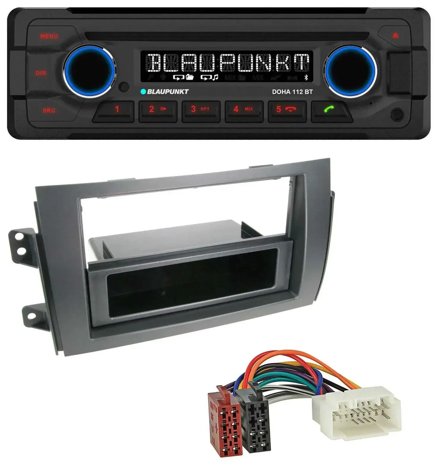 Blaupunkt AUX MP3 CD Bluetooth USB Autoradio für Fiat Sedici, Suzuki SX 4