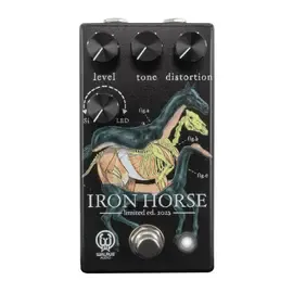 Педаль эффектов для электрогитары Walrus Audio Iron Horse Distortion Effects Pedal Limited Halloween 2023