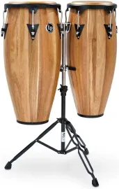 Конга Latin Percussion LPA646-SW Jamjuree Wood Set Natural со стойкой