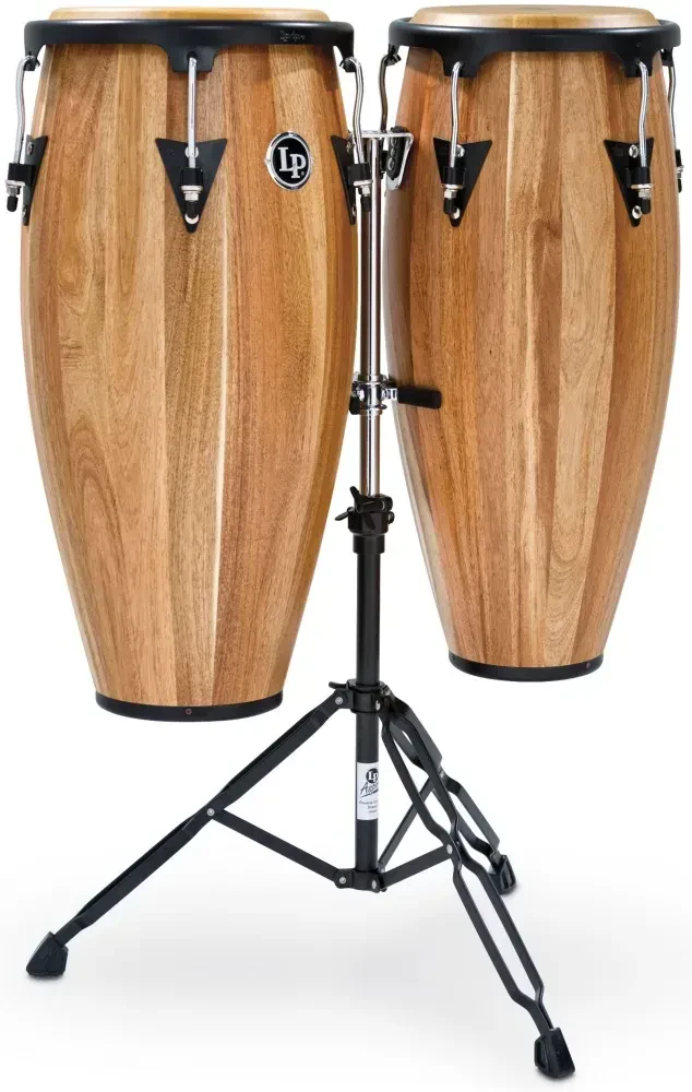 Конга Latin Percussion LPA646-SW Jamjuree Wood Set Natural со стойкой