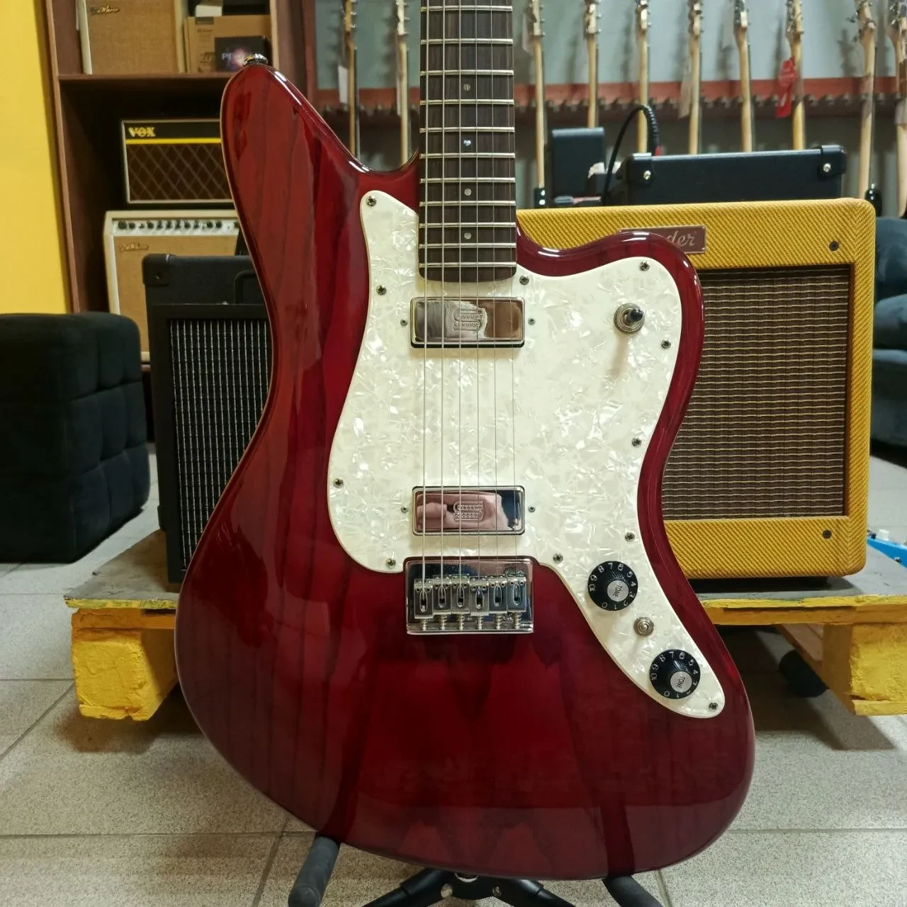 Электрогитара LTD XJ-6 STR H-H Red Indonesia 2013