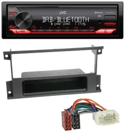 Автомагнитола JVC Bluetooth, USB, DAB, MP3 для Suzuki Liana, Ignis (2000–2003)
