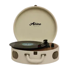 Виниловый проигрыватель Alive Audio MOVIE The Canvas Edition Ivory c Bluetooth