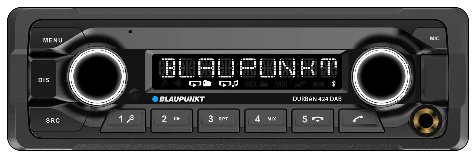 Blaupunkt Durban 424 DAB 24 Volt MP3-Autoradio DAB Bluetooth USB AUX-IN