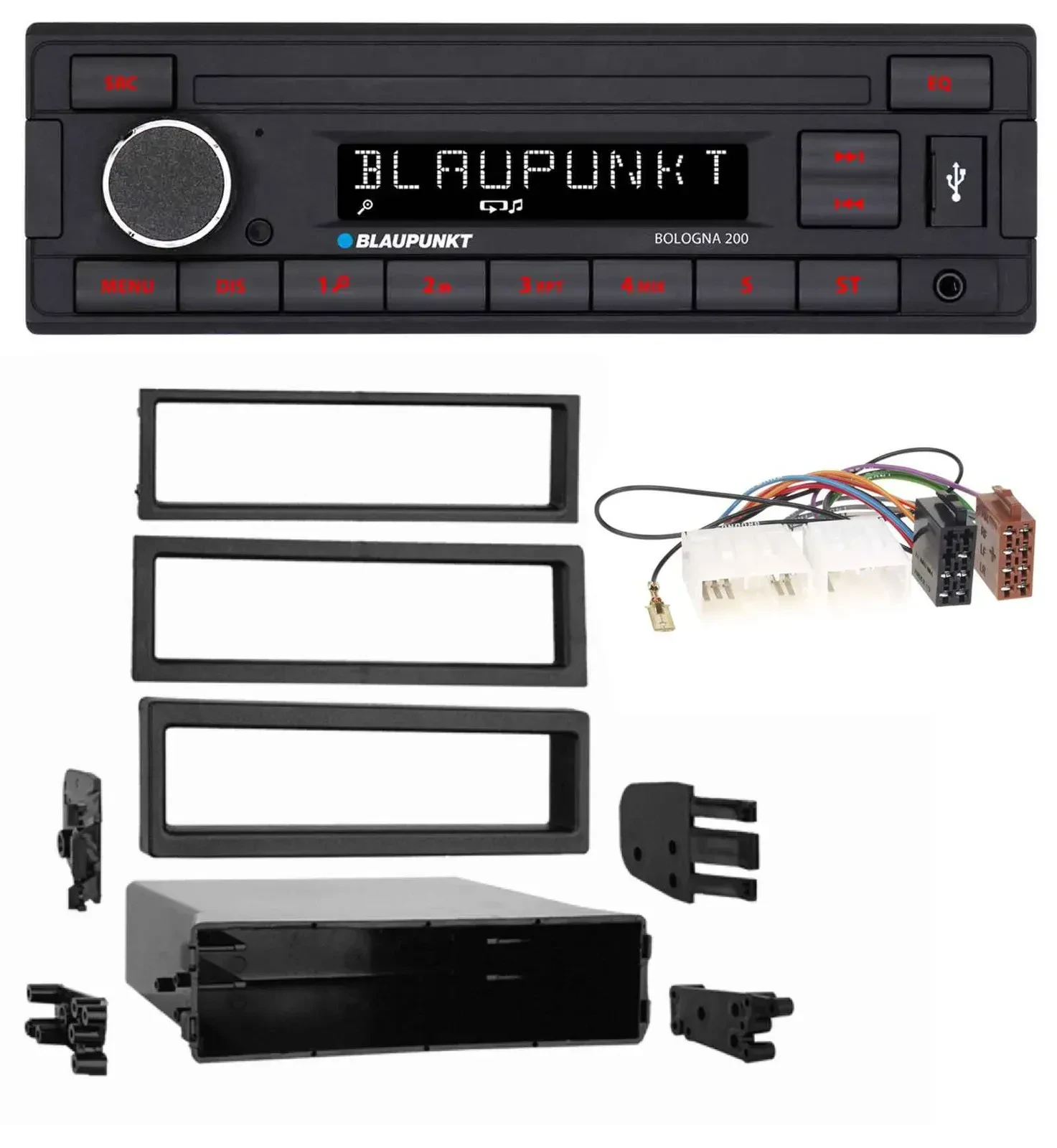 Blaupunkt MP3 AUX USB 1DIN Autoradio für Mazda 929 (1973-1995)