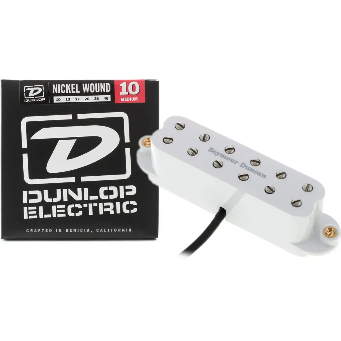 Звукосниматель для электрогитары Seymour Duncan SL59-1b Little '59 бридж для Strat белый