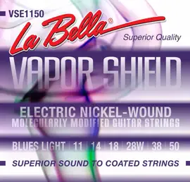 Струны для электрогитары La Bella VSE1150 Vapor Shield 11-50