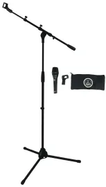 AKG P5I Handheld Dynamic Metal Vocal Microphone+Tripod Mic Stand w/Boom