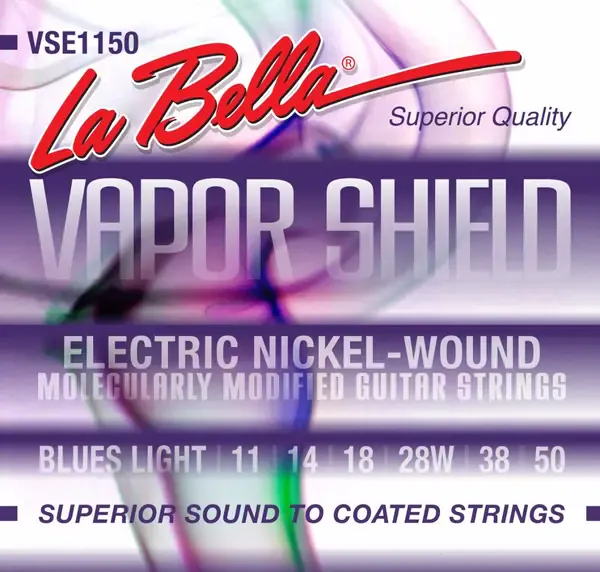Струны для электрогитары La Bella VSE1150 Vapor Shield 11-50