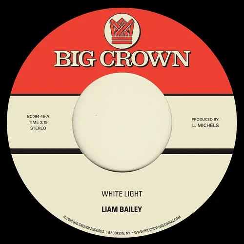 Виниловая пластинка Liam Bailey - White Light B/w Cold & Clear [New 7" Vinyl]