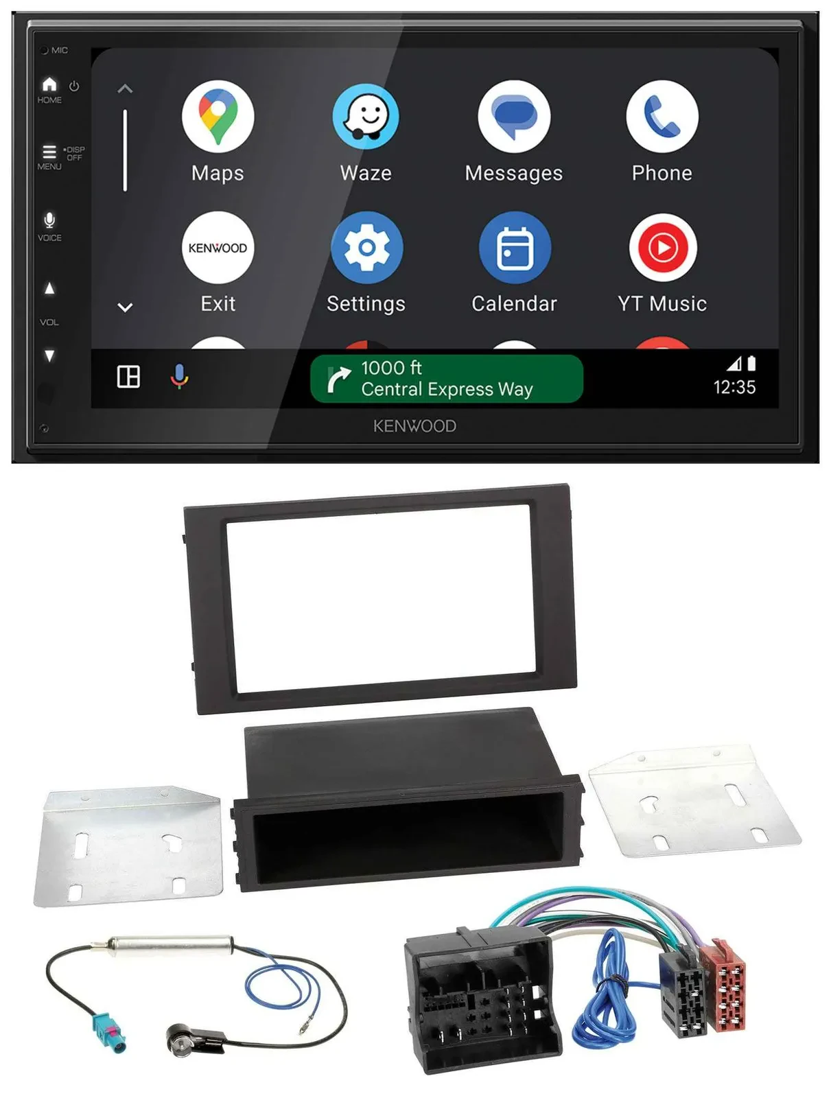 Kenwood DAB Bluetooth USB MP3 2DIN Autoradio für Seat Leon (ab 2014)