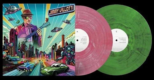 Виниловая пластинка Jimmy Villotti - Jimmy Villotti - Pink & Green Marble Vinyl [New Vinyl LP] Color