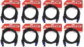 Спикерный кабель Rockville RCSS1610 Black 3.05 м (8 штук)