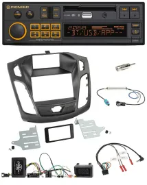 Автомагнитола для Ford Focus DYB 2011–2014 Pioneer DAB, USB, Bluetooth