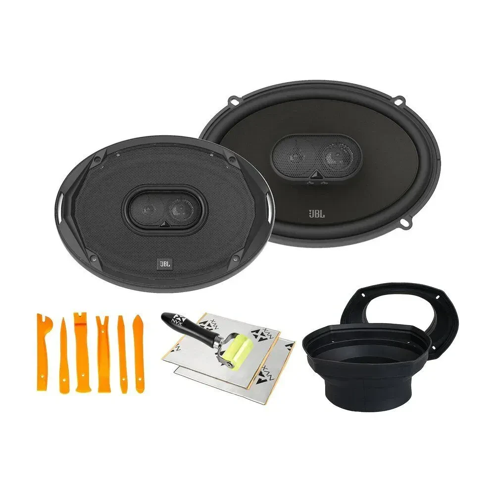 JBL Stadium 962M 240W 6x9" Coaxial Car Speakers w/ NVX Speaker Install Kit
