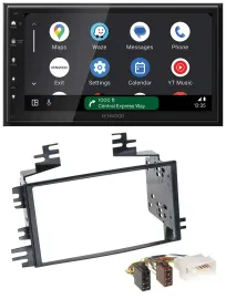 Kenwood DAB Bluetooth USB MP3 2DIN Autoradio für Kia Rio Rio5 Sportage Hyundai A