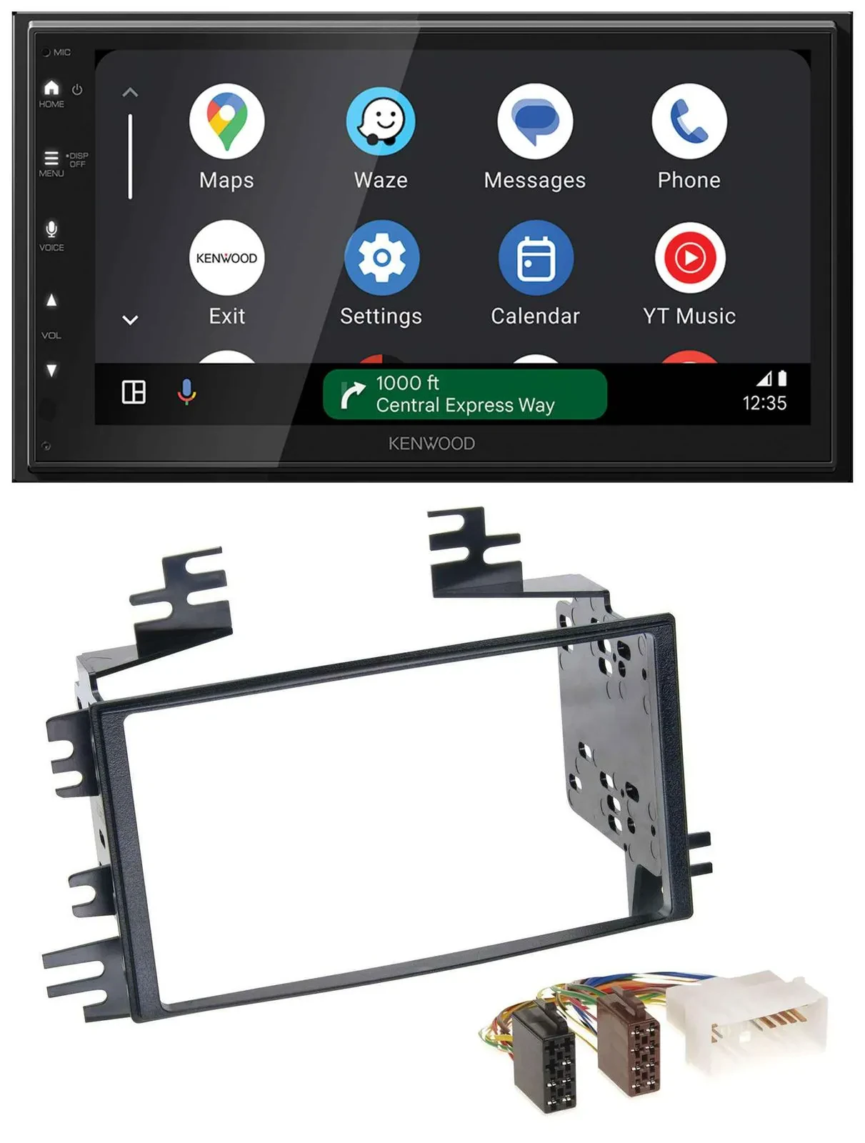 Kenwood DAB Bluetooth USB MP3 2DIN Autoradio für Kia Rio Rio5 Sportage Hyundai A