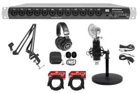 PRESONUS Studiolive 16R Digital Rack Mount Mixer+Headphones+Mic+Boom+Stand
