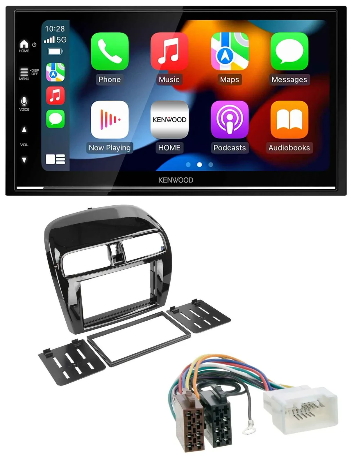 Kenwood DAB USB Bluetooth 2DIN MP3 Autoradio für Mitsubishi SpaceStar Mirage ab