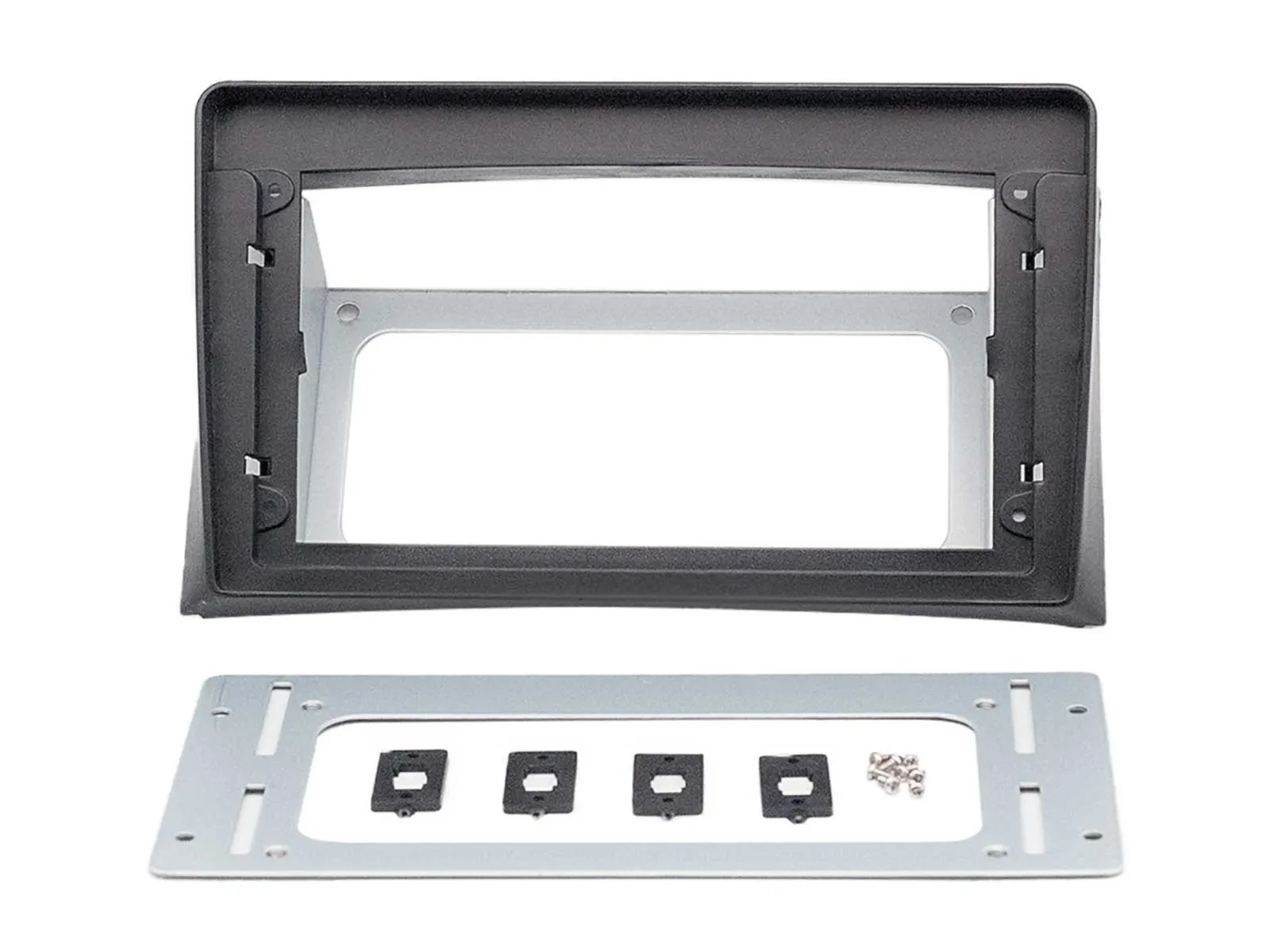 Einbaurahmen für 9 Zoll Autoradio für VW T5 7H,02/2003-05/2015 schwarz