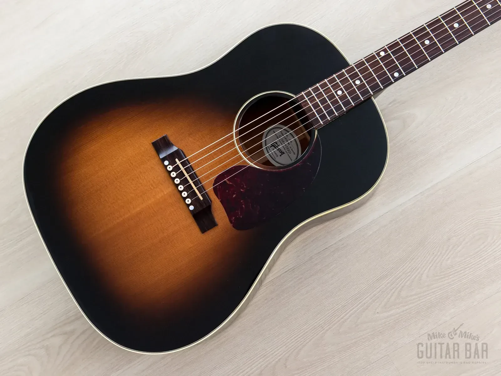 2007 Gibson J-45 Standard Sunburst Dreadnought Acoustic Guitar w/ Case, Tags