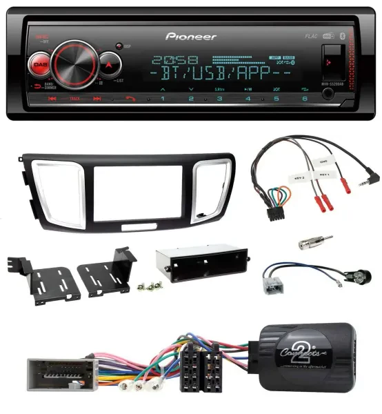 Pioneer Bluetooth USB Lenkrad DAB Autoradio für Honda Accord 2013-2015